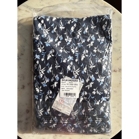 LE Women's Soft Cotton Long Sleeve Mid-Calf Nightgown| Comfort Sleep Dress - Picture 3 of 7